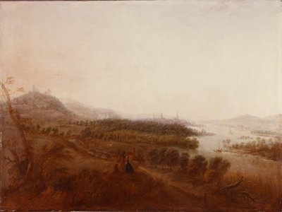 Veduta dal Castello di Sanssouci, Potsdam, 1750 da Georg Wenzeslaus von Knobelsdorff